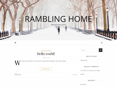 ramblinghome.com snapshot