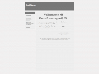 kunstforeningen1965.dk snapshot