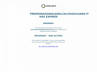 premionazionaledelcalciosiciliano.it snapshot