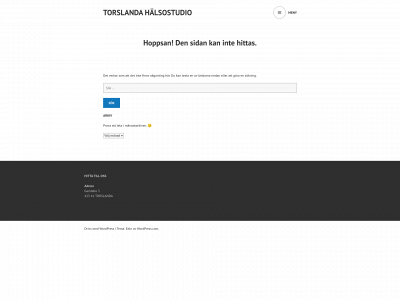 torslandahalsostudio.se snapshot