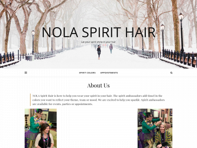 nolaspirithair.com snapshot