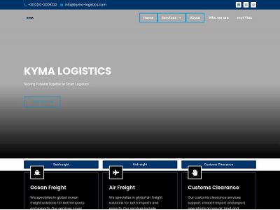 kyma-logistics.com snapshot