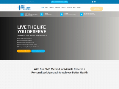 idahobrainandbody.com snapshot
