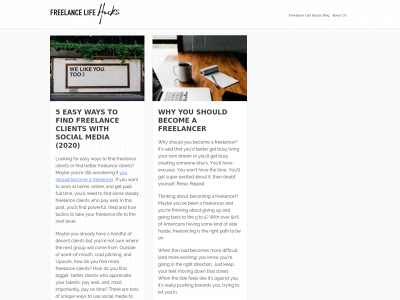 freelancelifehacks.com snapshot