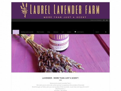 laurellavenderfarm.com snapshot