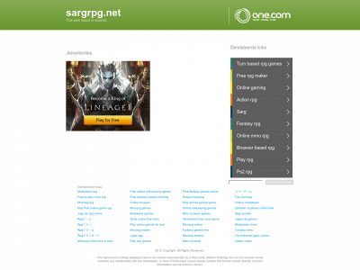 sargrpg.net snapshot
