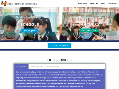 hirefilipinoteachers.com snapshot