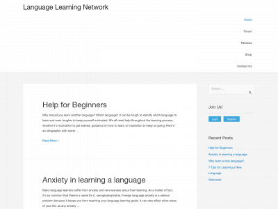 languagelearningnetwork.com snapshot