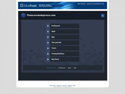 theacornandspruce.com snapshot