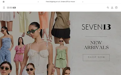 seven13shop.com snapshot