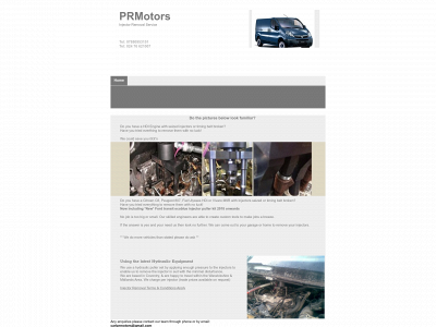 prmotors.org.uk snapshot