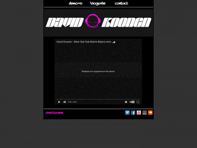davidkoonen.com snapshot