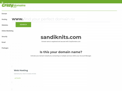 sandiknits.com snapshot