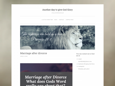 christinmethehopeofglory.com snapshot