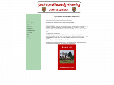 susaaegnshistoriskeforening.dk snapshot