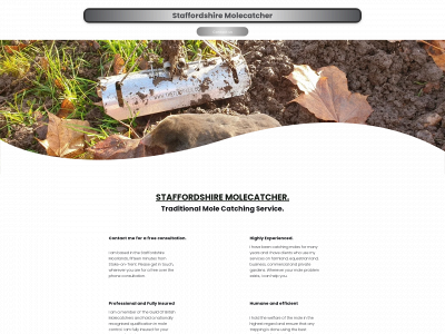 staffordshiremolecatcher.com snapshot
