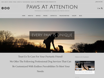 pawsatattention.com snapshot