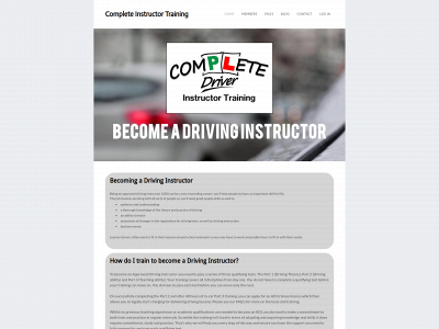 www.complete-instructor-training.co.uk snapshot