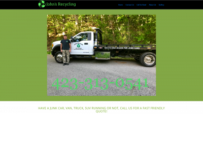 johnsrecycling.net snapshot