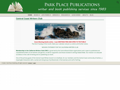 parkplacepublications.com snapshot