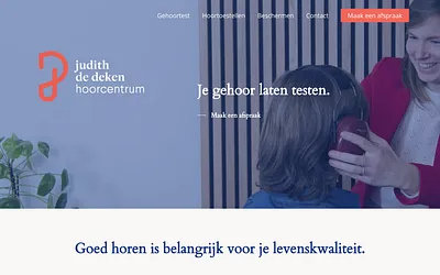 hoorcentrumdedeken.be snapshot