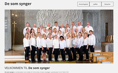 desomsynger.no snapshot