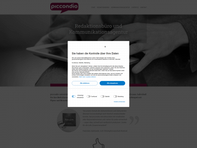 piccondio.de snapshot