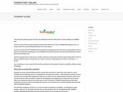 fodmapdiet.online snapshot