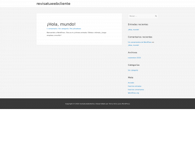 revisatuwebcliente.com snapshot