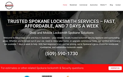 advantagelocksmithspokane.com snapshot