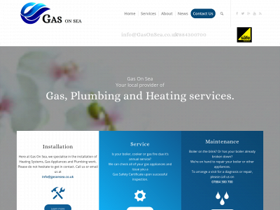 gasonsea.co.uk snapshot