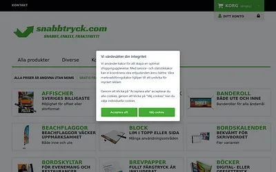 snabbtryck.com snapshot