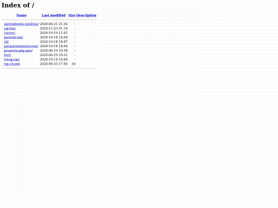 parqueseminario.com snapshot