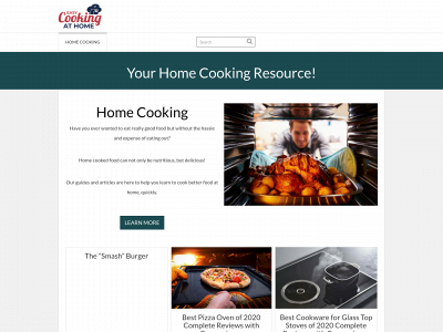 easycookingathome.com snapshot