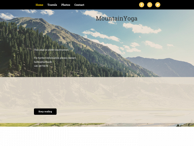 mountainyoga.dk snapshot