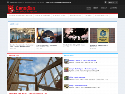 canadianeverydayprepper.com snapshot