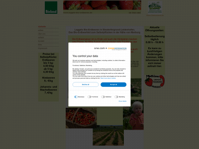 laggels-bio-erdbeeren.de snapshot