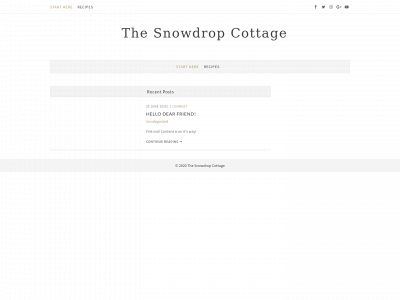 thesnowdropcottage.com snapshot