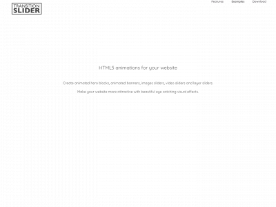 transitionslider.com snapshot