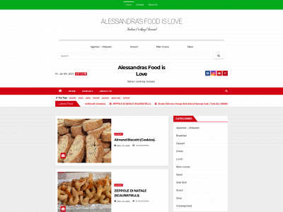 alessandrasfoodislove.com snapshot