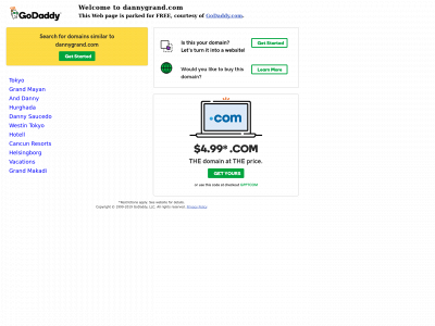dannygrand.com snapshot
