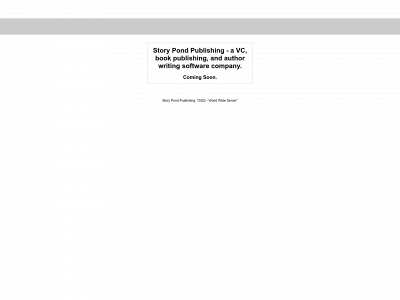 storypondpub.com snapshot