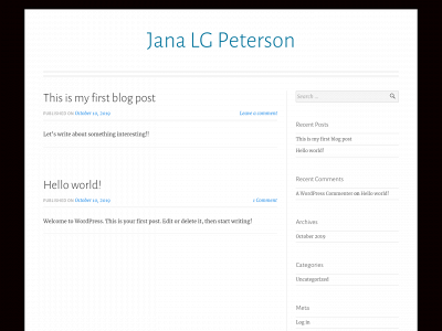 janalgpeterson.com snapshot