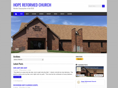 hopereformedrcus.com snapshot