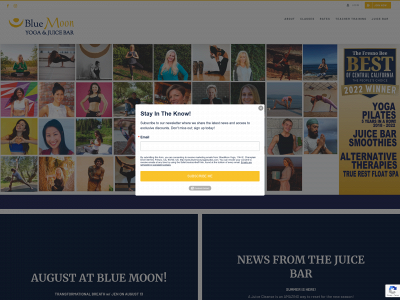 bluemoonyogastudios.com snapshot
