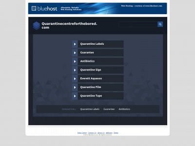 quarantinecentreforthebored.com snapshot