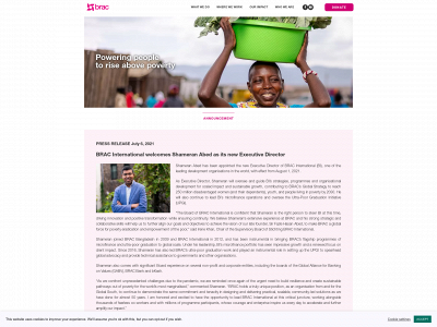 bracinternational.org snapshot
