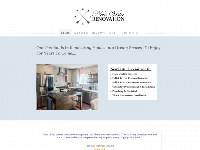 www.newvistarenovation.com snapshot