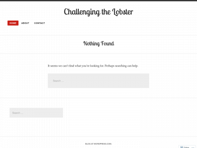 challengingthelobster.com snapshot