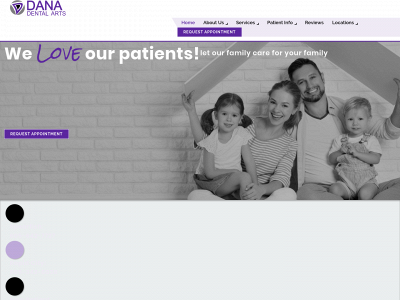 danadentalarts.com snapshot